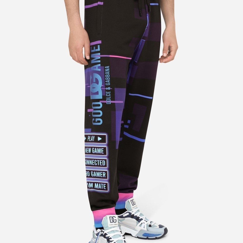 Dolce & Gabbana GooDGame Limited Edition Unisex Joggers IT 52 Sweatpants COA